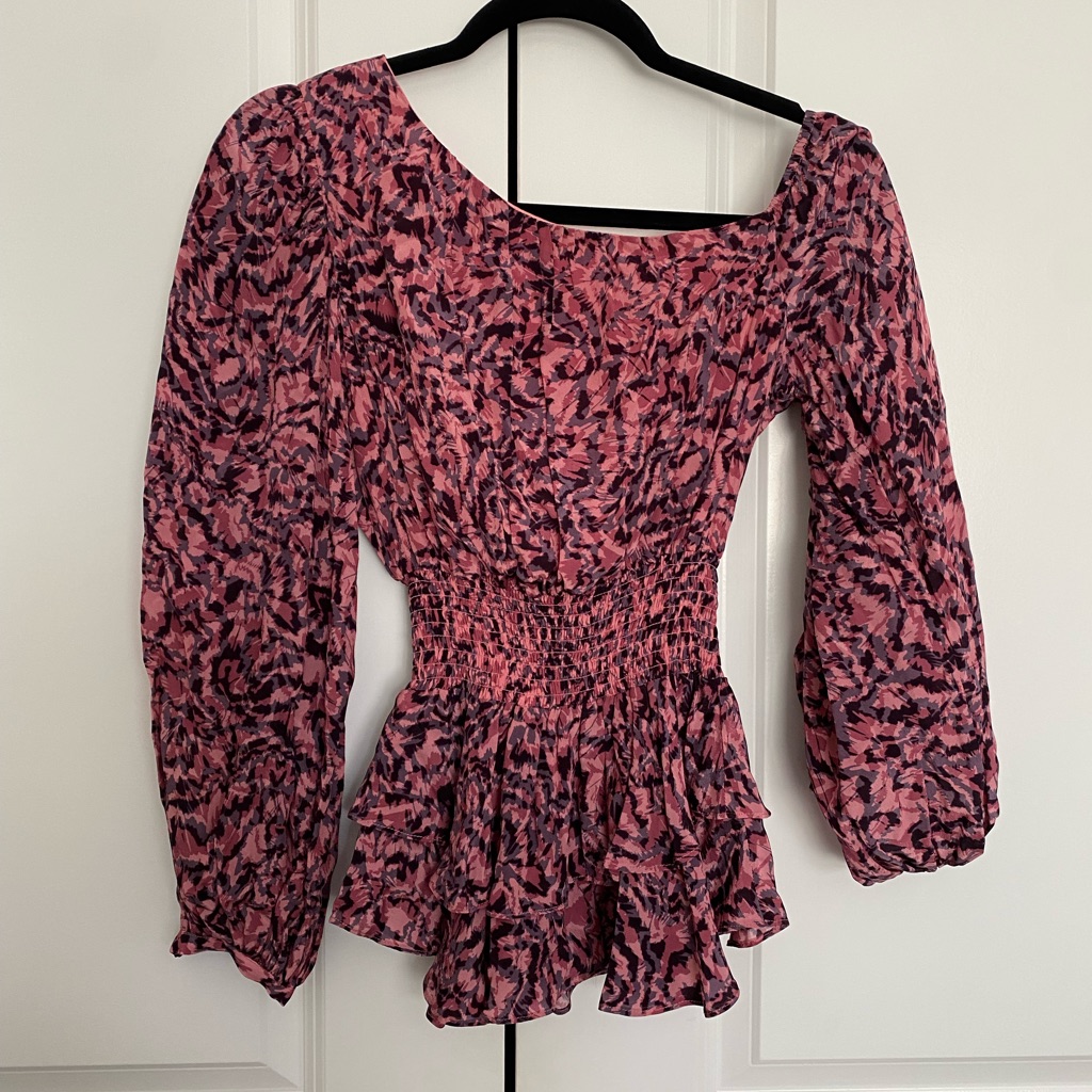 Gilner Farrar Raven Blouse Size Xs